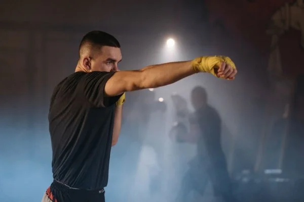 boxer punching